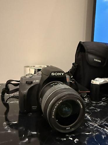 sony linza: Sony Alpha DSLR-A380 fotoaparat dəsti - Model: Sony DSLR-A380 (Alpha — 4