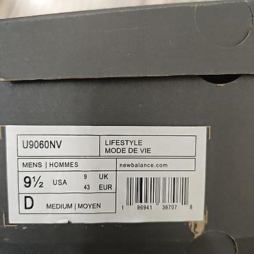 Мужская обувь: New Balance 9060 Blue. Çox rahat komfortlu uzunömürlü gündəlik olaraq — 9