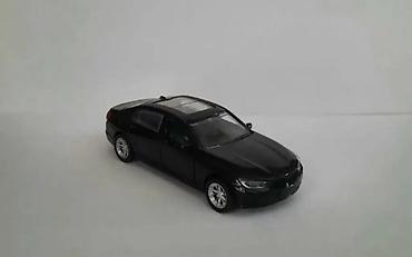 Oyuncaq nəqliyyat: Qara rəngli metal oyuncaq sedan model maşın - Material: metal gövdə — 2