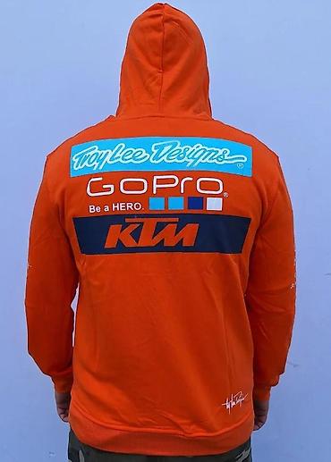 elastin poliamid: Muška duks jakna sa kapuljačom – KTM / GoPro / Troy Lee Designs - — 6