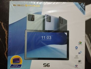 ipad 1 поколения: Планшет, Ego Pad, эс тутум 128 ГБ, 5G, түсү - Боз
