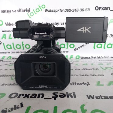 Foto və videokameralar: Panasonic 4K X1000/ kamera xaricdən gəlmə maldır.Karobkasından nə