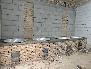 Дровяные печи: Уличная/домашняя дровяная очаговая печь под казаны (стационарный — 5