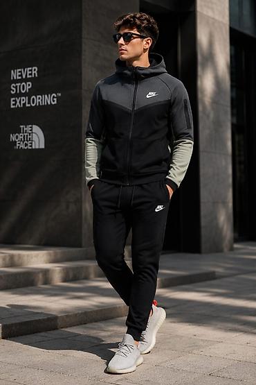 sako crni: Nike muška trenerka NOVO Novo Pamuk double face Veličine s m l xl — 4