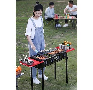 bbq: Большой Складной Мангал + Барбекю Red BBQ Мангал подходит для жарки — 4