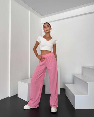 mona pantalone 2022: Regular rise, Flare