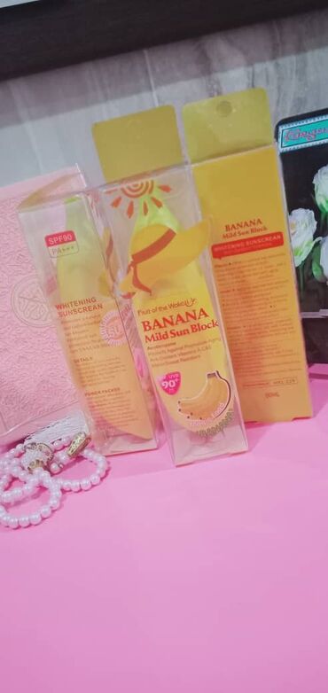 Красота и здоровье: Продаю солнце защитный спф 90 бананка производства Корея тонни Молли
