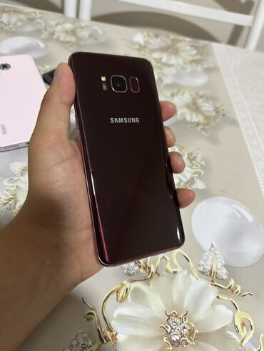 сколько стоит ремонт экрана телефона: Samsung Galaxy S8, Б/у, 64 ГБ, цвет - Фиолетовый, 2 SIM