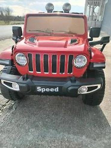 Dečiji električni automobili: Dečiji električni džip – crveni “Super Car” (Speed) - Električno — 24