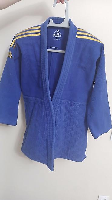кимано дзюдо: Синий дзюдоги adidas CHAMPION II, рост 160. Комплектация: - куртка из — 5