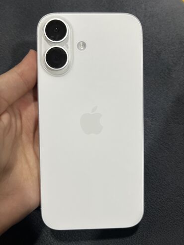 iphone 7 satış: IPhone 16, 128 GB, White Titanium, Zəmanət, Sənədlərlə
