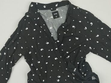 bluzki brokatowe czarne: Blouse, SinSay, XS (EU 34), condition - Good