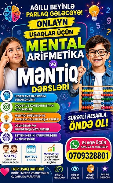 41 deqiqelik ifsa: Onlayn Uşaqlar üçün Mental Arifmetika və Məntiq Dərsləri - 5–14 yaş — 1