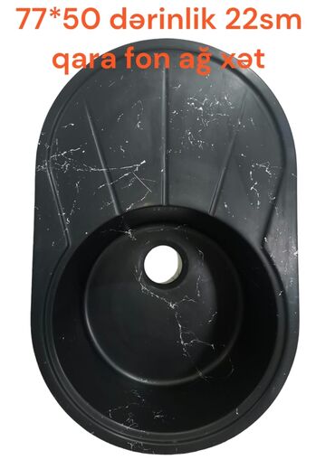 Mətbəx çanaqları: Yeni Dairəvi Mətbəx çanağı, Şkafsız, Akril — 7