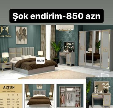 Yataq otağı dəstləri: İkinəfərlik çarpayı, Dolab, İran, Yeni — 27