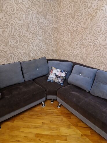 Divanlar: Künc divan, İşlənmiş, Açılmayan, Bazasız, Çatdırılma yoxdur — 2