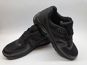 Patike: Nike Air muške patike – potpuno crne - Model: Nike Air (low-top — 3