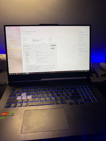ASUS: ASUS ROG (Republic of Gamers) oyun noutbuku ( 3700 azn alınıb — 2