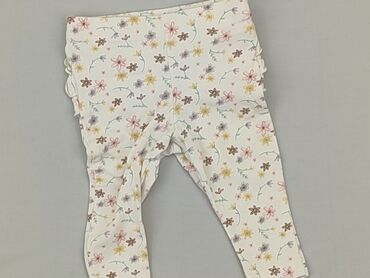 legginsy w panterkę: Legginsy, 0-3 m, stan - Bardzo dobry