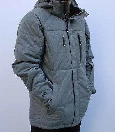 Zimske jakne: Muška zimska jakna – siva, sa kapuljačom - Topla, podstavljena zimska — 5