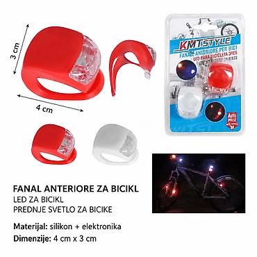 KMT Biciklistička silikonska svetiljka 2001359 Kompaktan LED set za