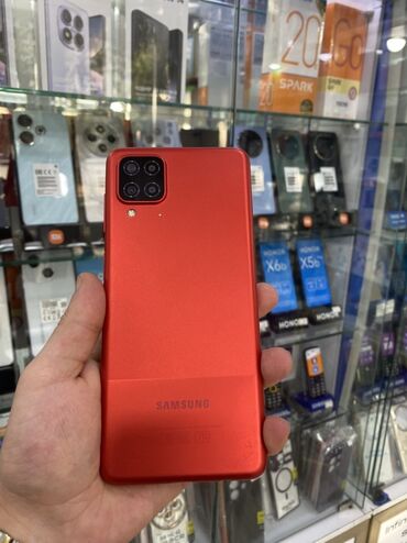 irşad samsung a12: Samsung Galaxy A12, 32 GB, rəng - Qırmızı, İki sim kartlı