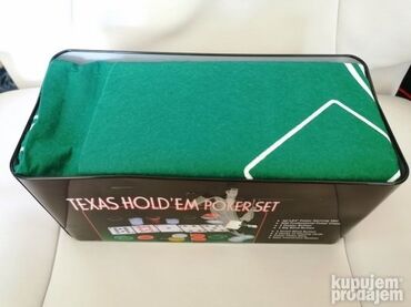 Društvene igre: Texas Hold em poker 200 cipova Teksas poker SET Dobijate zeleno na lalafo.rs — 6 Društvene igre: Texas Hold em poker 200 cipova Teksas poker SET Dobijate zeleno — 6