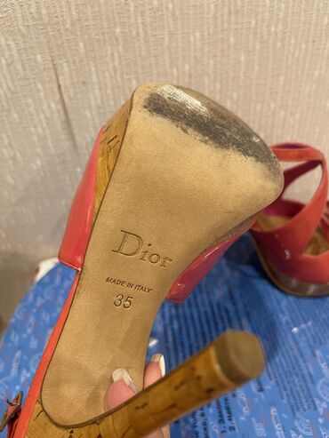 Basanoşka və səndəllər: Dior, Ölçü: 35, İşlənmiş — 9