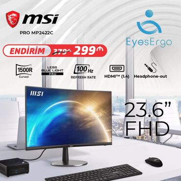 apple monitor: 👉"İSTİFADƏÇİNİN DİGƏR MƏHSULLARINA" keçid alın • 1500R əyrilik işiniz