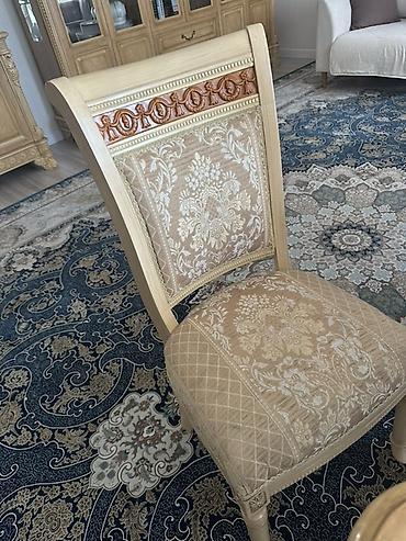 study table: Стол и стул для зала, Б/у, Самовывоз, цвет - Бежевый — 4