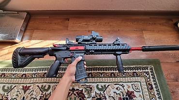 Игрушки: Игровой автомат-реплика AR-стиля (похожа на HK416) на базе гелевых — 8