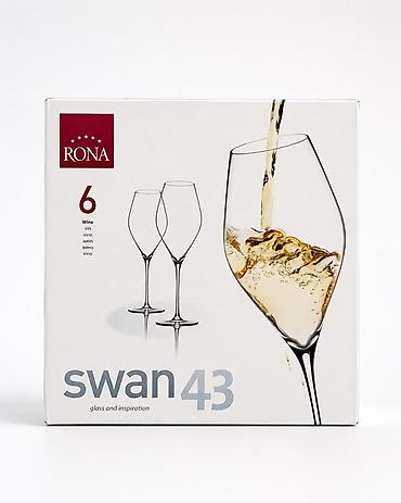 алко рулетка: Набор бокалов для вина RONA Swan 43 - Бренд: RONA (Словакия), серия — 1