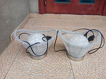 uvb lampa: 2 ədəd dekorativ stolüstü lampa. işləyir. işığı artıb azalandı qiymət — 3