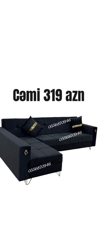 Sifarişlə divanlar: Künc divan, Qonaq otağı üçün, Parça, Bazalı, Açılan, Kitab — 12