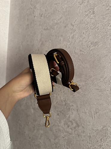 зара сумка: Сумка Zara, коричневая - Форма: компактная бочонок/бостон с жёсткими — 2