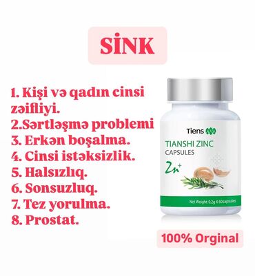 Vitaminlər və BAƏ: Tiens sağlamlıq məhsulları – kompleks dəst - Bio Kalsium (Tiens — 4