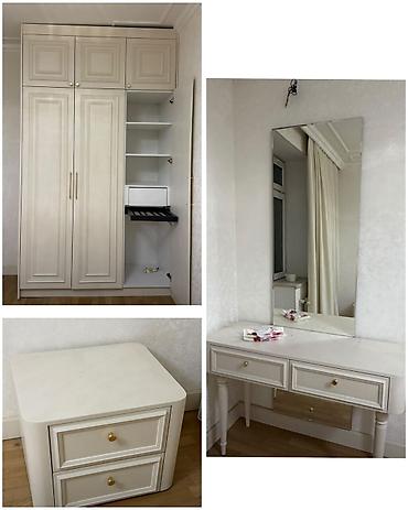 Membran dolab,termo, 2 tumba satılır 380₼. üzəri maşın boyasıdır.Ünvan