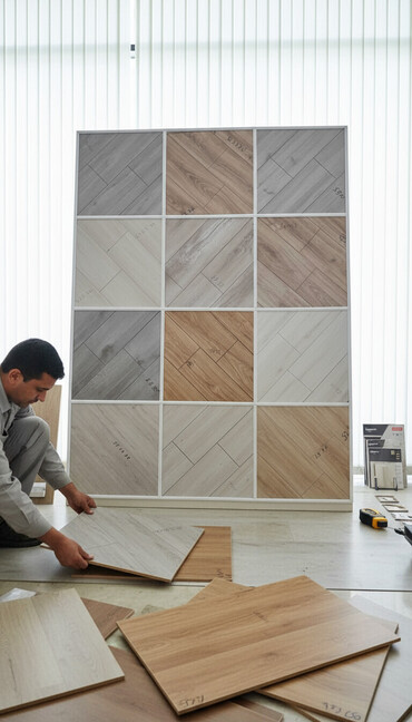 obshivka taxta: Krono Original və Kronofix laminat döşəmələri müxtəlif rəng və