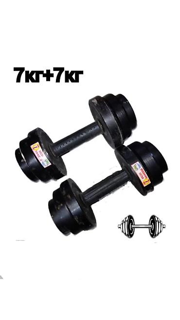 Гантели: Гантели 💪🏻 1кг=170сом ▫️разборные, железные (чугун) ▫️заводское — 3