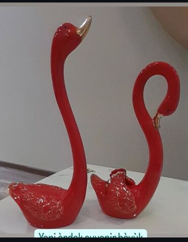 Oyuncaqlar: 1 ci böyuk boy mıska 30.azn.dir.2 ci dekorativ iki eded ördek.yep — 4