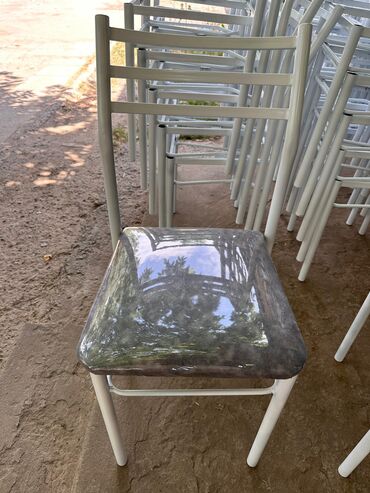 Стулья для кафе, ресторанов: Стул для кафе, ресторанов, Новый, Железо, цвет - Серый — 7