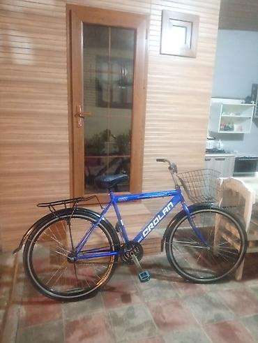 berkut velosiped: KroLan şəhər velosipedi – klassik rahat sürüş üçün. - Rəng: mavi, ağ — 1