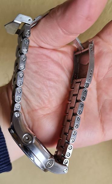 Ručni satovi: Nautica muški hronograf sat – nerđajući čelik - Kućište i narukvica — 5