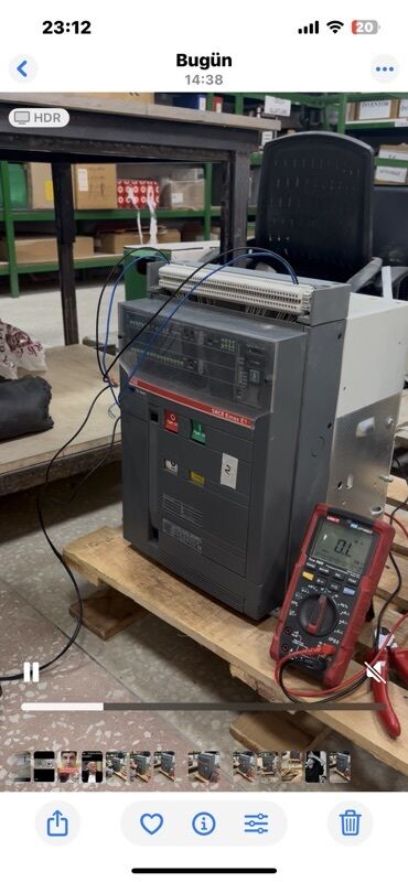 Миски: ABB SACE Emax E1 hava tipli avtomat açarı - Model: ABB SACE Emax E1