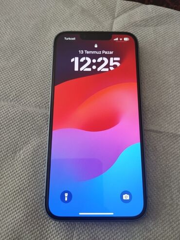 Apple iPhone: IPhone 14, Göy, Simsiz şarj