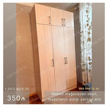 düz dolab: Yeni, 3 qapılı Düz dolab, Qarderob, paltar dolabı