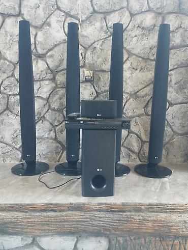 Musiqi mərkəzləri: LG ev kinoteatrı 5.1 kanal Komplekt: - 4 ədəd hündür “tower” ön/arxa — 1