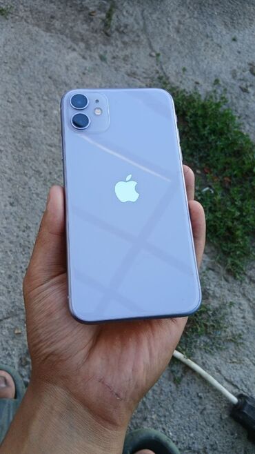 скупка кондиционеры: IPhone 11, Колдонулган, 128 ГБ, Кулакчындар, Заряддоочу түзүлүш, Коргоочу айнек, 79 %