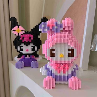 молоточек: Конструктор 3D из мини-блоков – фигурки в стиле Kuromi и My Melody в — 2