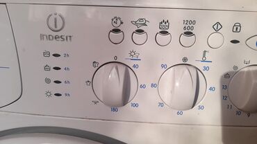 kohnə paltaryuyan: Paltaryuyan maşın Indesit, 6 kq, Təmirə ehtiyacı var, Avtomat, Qurutma var, Kredit yoxdur, Ünvandan götürmə